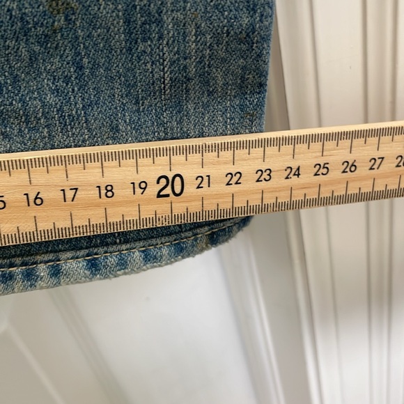 True Religion - Low Rise Flared Y2K Ashbury Pathwork Hippie Jeans Blue - 27 - Picture 14 of 14